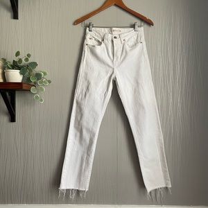 Levi's Wedgie Straight Jeans- White